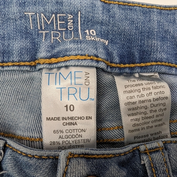 Time and Tru Skinny Jeans Size 10 - Picture 9 of 9
